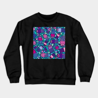 Mosaic Jellyfish Crewneck Sweatshirt